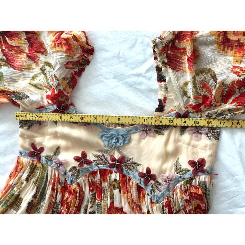 ✨ NWT Free People Floral Embroidered Maxi Dress ✨ - Picture 11 of 16